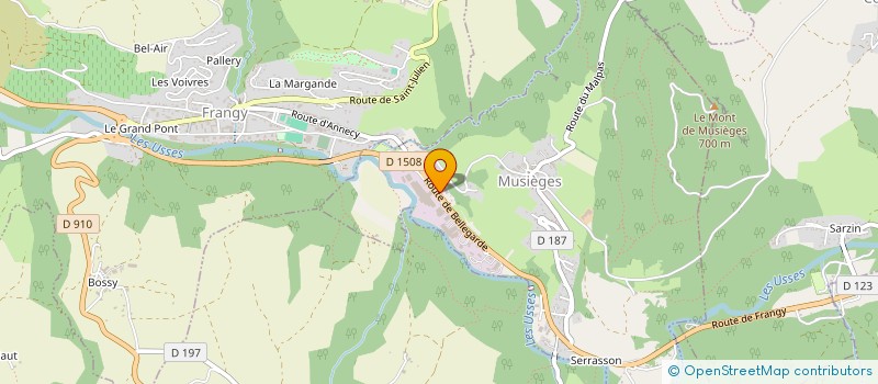 localisation de l'entreprise ALTELEC à MUSIEGES