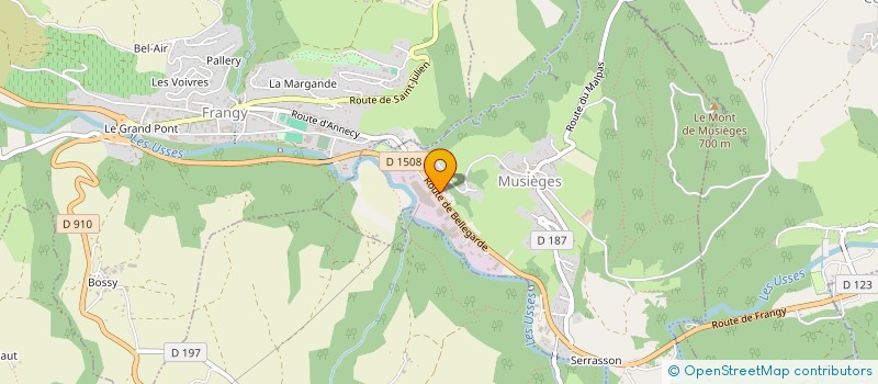 localisation de l'entreprise ALTELEC ALARMES VIDEO à MUSIEGES