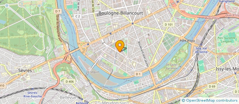 localisation de l'entreprise ALTELIOS à BOULOGNE-BILLANCOURT