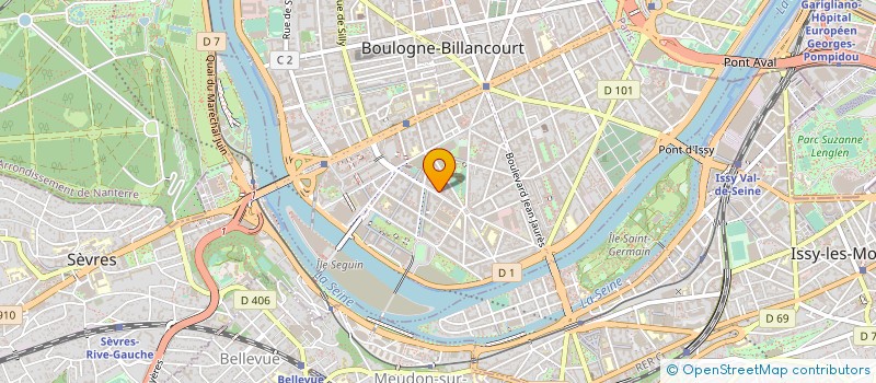 localisation de l'entreprise ALTELIOS TECHNOLOGY à BOULOGNE-BILLANCOURT