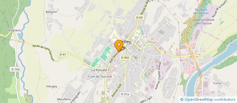 localisation de l'entreprise ALTELIS  BELLEY