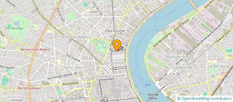 localisation de l'entreprise ALTEM à BORDEAUX