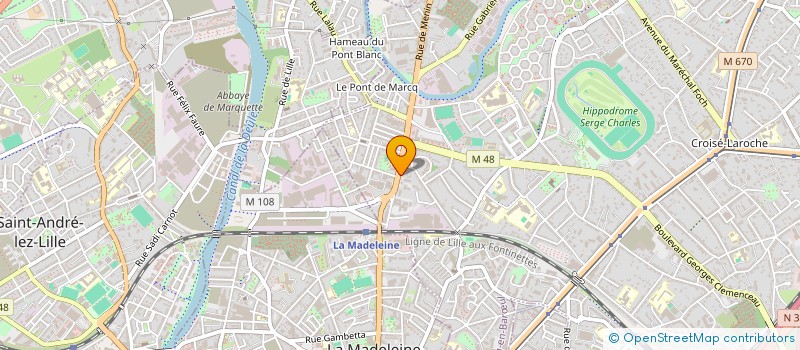 localisation de l'entreprise ALTEMA à MARCQ-EN-BARŒUL