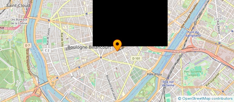 localisation de l'entreprise ALTEN SYSTEMES D'INFORMATION ET RESEAUX à BOULOGNE-BILLANCOURT