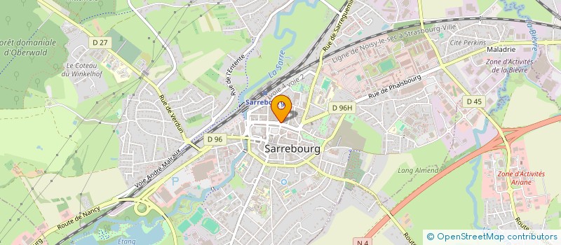 localisation de l'entreprise ALTENBURGER à SARREBOURG