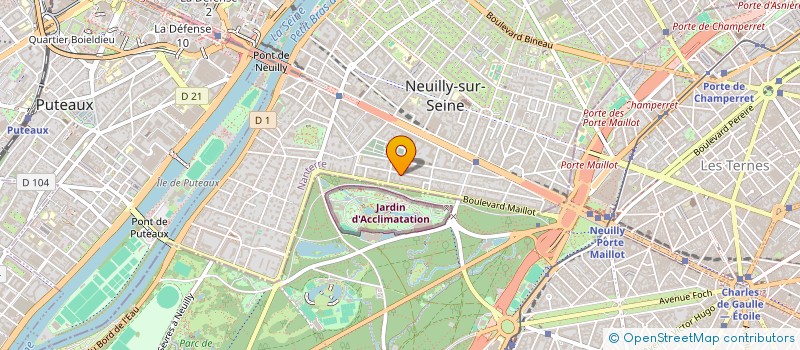 localisation de l'entreprise ALTENES à NEUILLY-SUR-SEINE