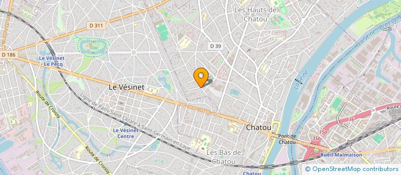 localisation de l'entreprise ALTENIA à CHATOU