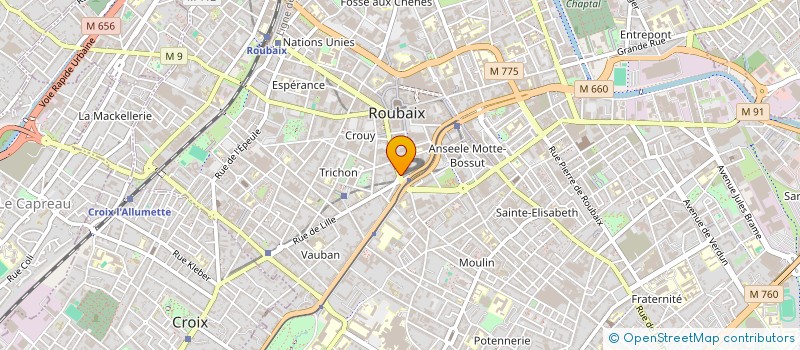 localisation de l'entreprise ALTENORIS  ROUBAIX