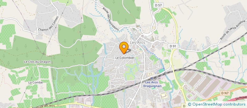 localisation de l'entreprise ALTEQ  LES ARCS