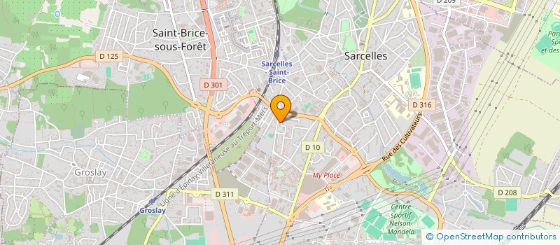 localisation de l'entreprise ALTER à SARCELLES
