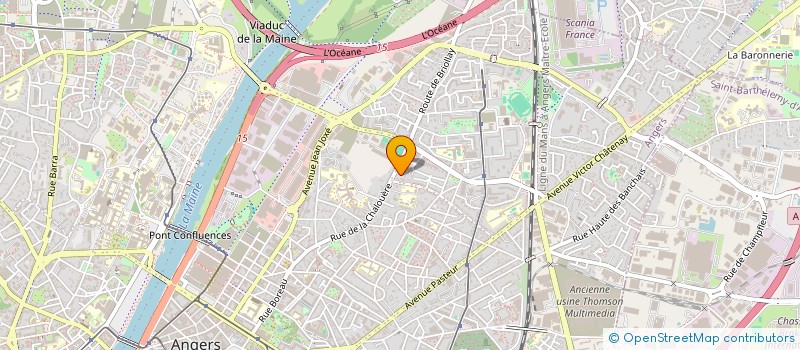 localisation de l'entreprise ALTER ACTIF à ANGERS