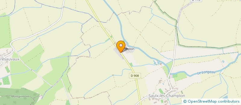 localisation de l'entreprise ALTER AGRO à SAULX-LES-CHAMPLON