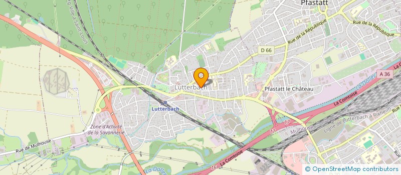 localisation de l'entreprise ALTER ALSACE ENERGIES à LUTTERBACH