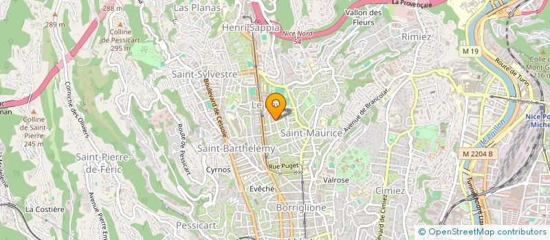 localisation de l'entreprise ALTER AZUR à NICE