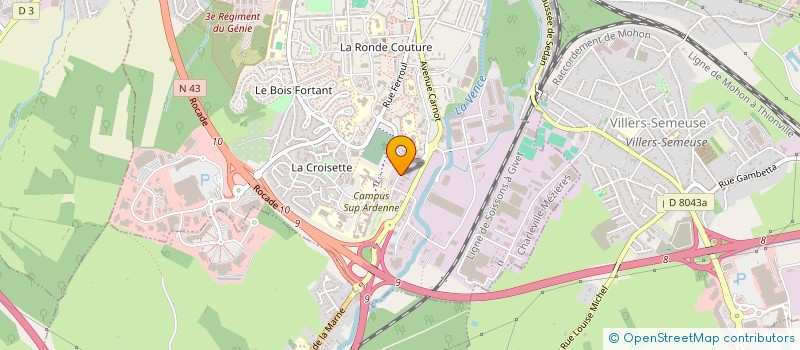 localisation de l'entreprise ALTER DISTRIBUTION à CHARLEVILLE-MEZIERES