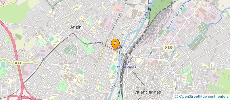 localisation de l'entreprise ALTER-EGAUX  VALENCIENNES