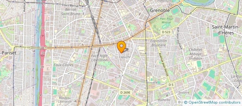 localisation de l'entreprise ALTER EGO à GRENOBLE