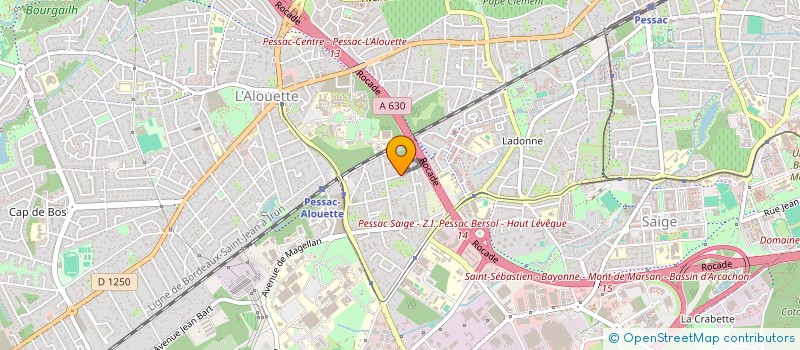 localisation de l'entreprise ALTER EGO 33  PESSAC