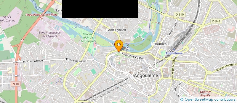 localisation de l'entreprise ALTER EGO à ANGOULEME