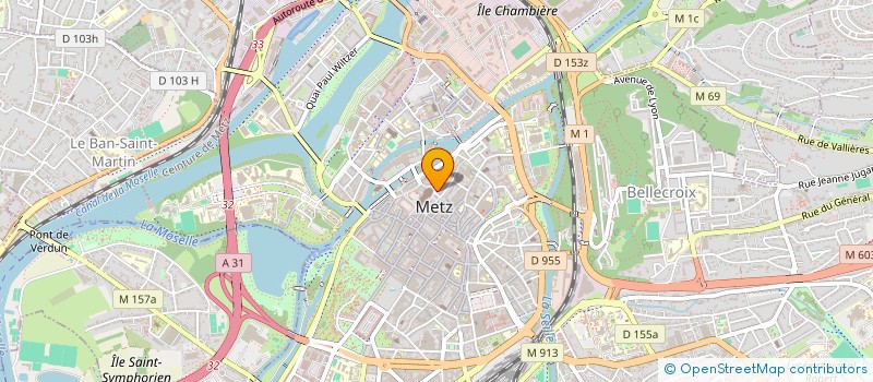 localisation de l'entreprise ALTER EGO  METZ