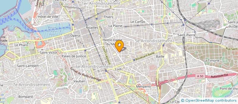 localisation de l'entreprise ALTER EGO à MARSEILLE