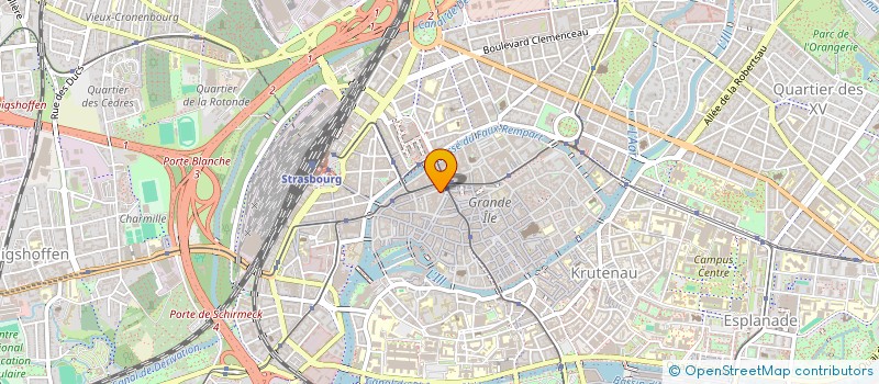 localisation de l'entreprise ALTER EGO à STRASBOURG