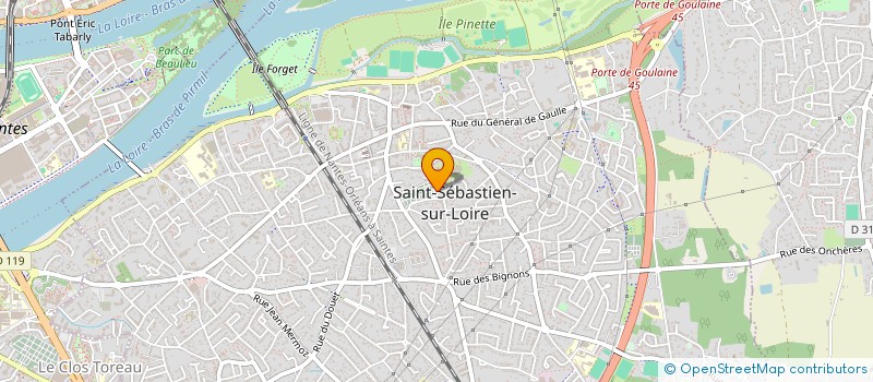 localisation de l'entreprise ALTER EGO à SAINT-SEBASTIEN-SUR-LOIRE