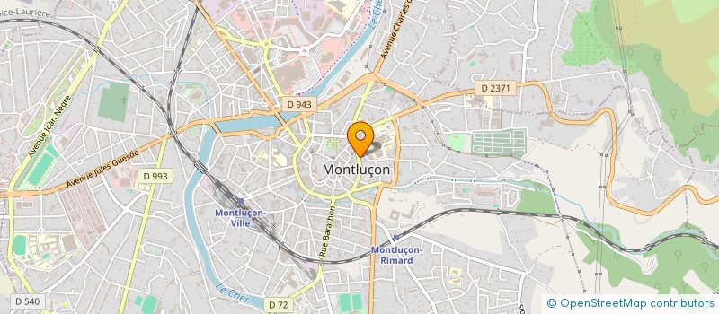 localisation de l'entreprise ALTER EGO à MONTLUCON