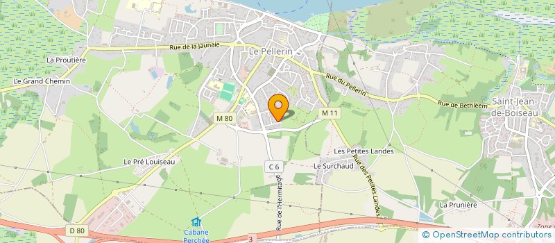 localisation de l'entreprise ALTER EGO  LE PELLERIN