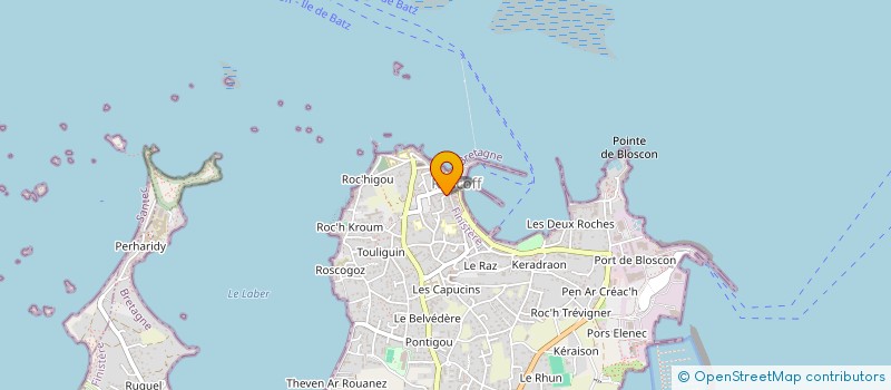 localisation de l'entreprise ALTER EGO à ROSCOFF