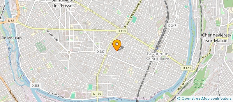 localisation de l'entreprise ALTER EGO à SAINT-MAUR-DES-FOSSES