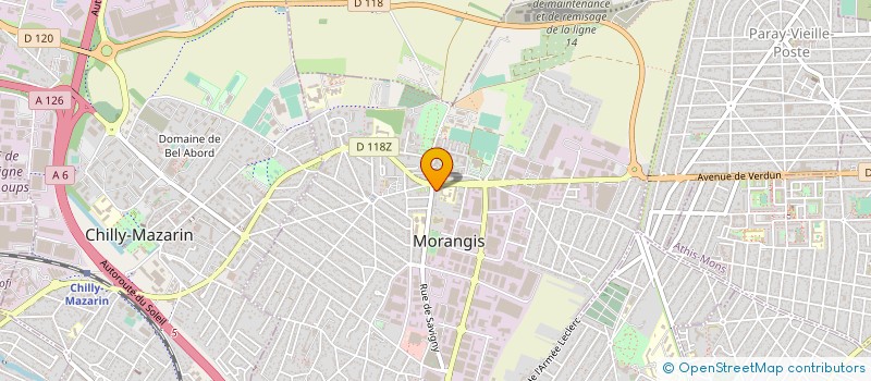 localisation de l'entreprise ALTER EGO & CO à MORANGIS