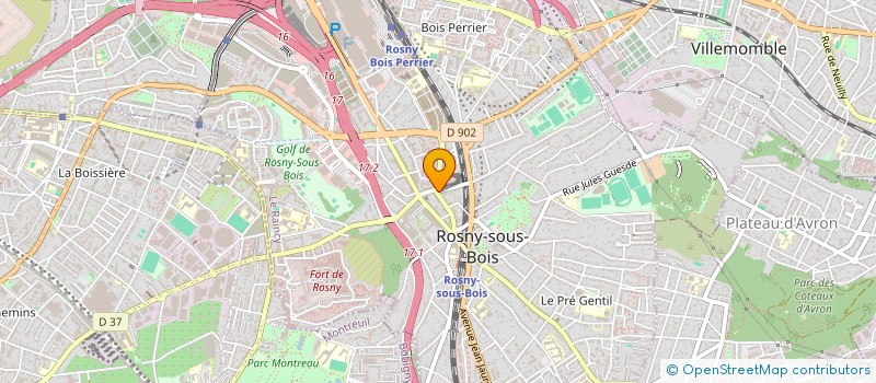 localisation de l'entreprise ALTER EGO DE MONTAIGNE à ROSNY-SOUS-BOIS