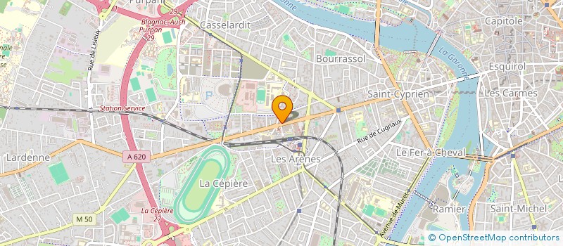 localisation de l'entreprise ALTER EGO SPORTS à TOULOUSE