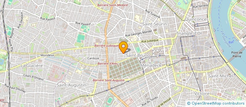 localisation de l'entreprise ALTER EGO TERTIAIRE à BORDEAUX