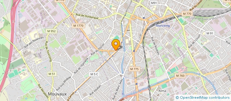 localisation de l'entreprise ALTER EMO à TOURCOING