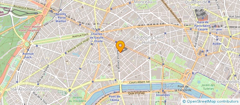 localisation de l'entreprise ALTER FINANCE CAPITAL à PARIS