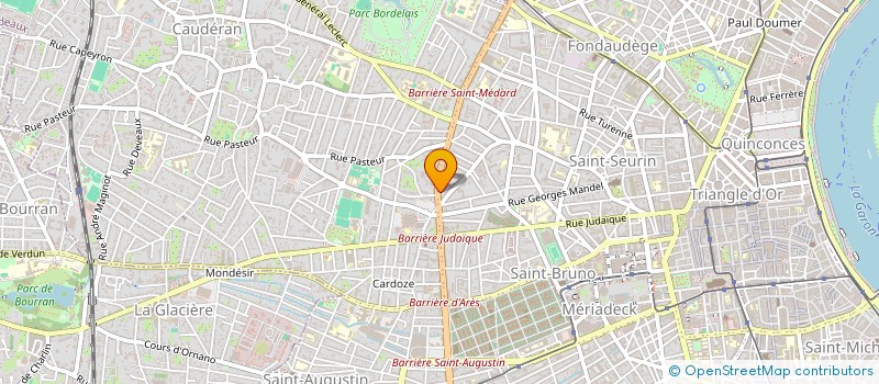 localisation de l'entreprise ALTER FINANCES à BORDEAUX