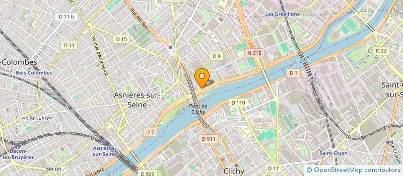 localisation de l'entreprise ALTER INFO à ASNIERES-SUR-SEINE
