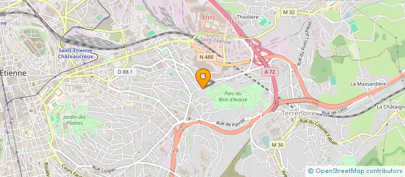 localisation de l'entreprise ALTER INSTRUMENTS à SAINT-ETIENNE