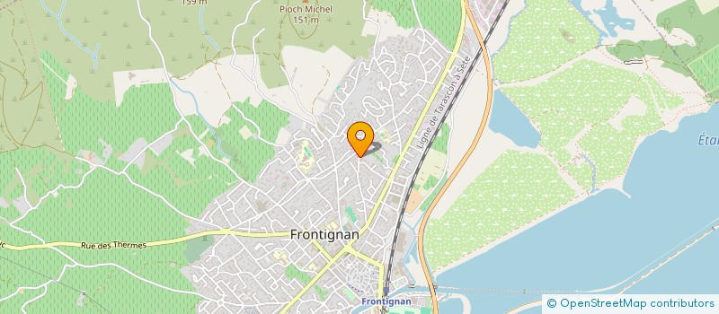 localisation de l'entreprise ALTER LIGNES à FRONTIGNAN