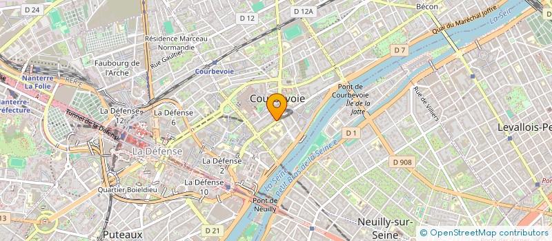 localisation de l'entreprise ALTER MANAGEMENT INVEST  COURBEVOIE