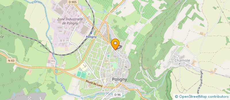 localisation de l'entreprise ALTER'MARCHE DU DAN  POLIGNY