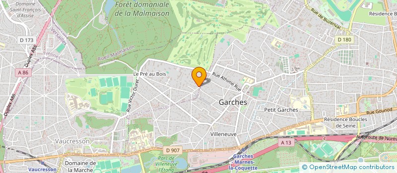 localisation de l'entreprise ALTER-MEDIA  VAUCRESSON