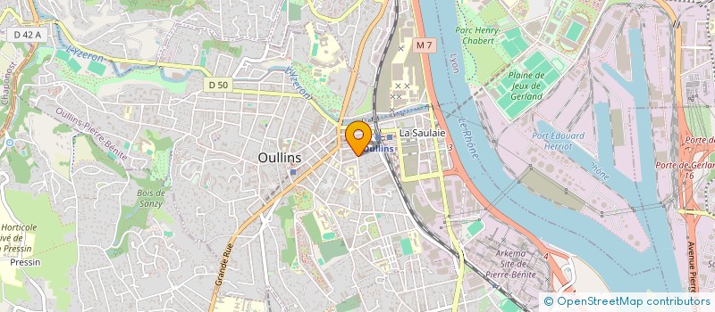 localisation de l'entreprise ALTER MEDIUS  OULLINS-PIERRE-BENITE