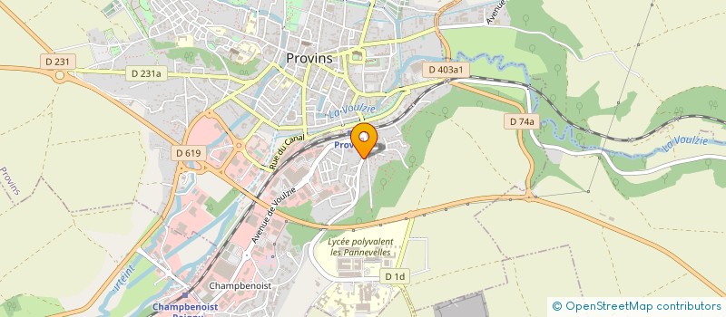 localisation de l'entreprise ALTER MOMENTO  PROVINS