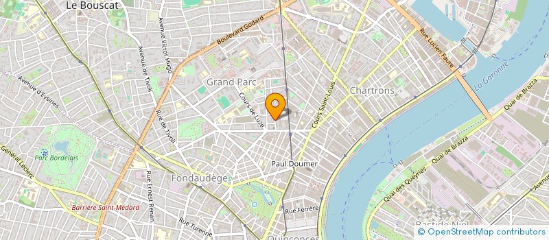 localisation de l'entreprise ALTER NATIVES à BORDEAUX