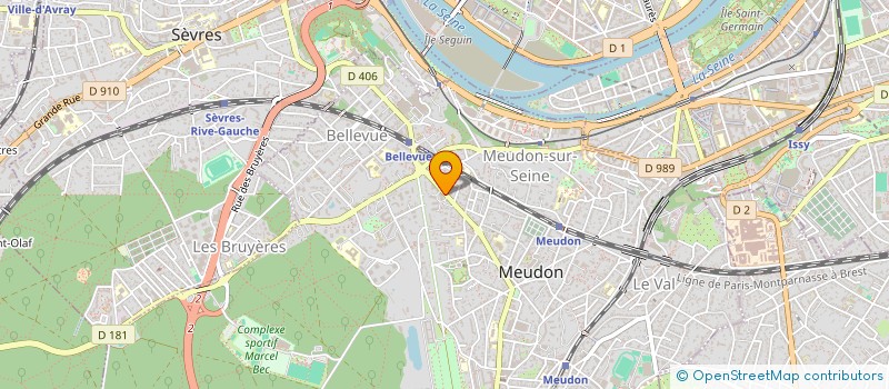 localisation de l'entreprise ALTER NATIVES à MEUDON