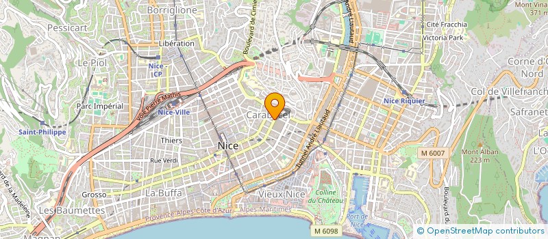 localisation de l'entreprise ALTER NATIVES à NICE