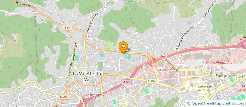 localisation de l'entreprise ALTER PRO FORMATION à LA VALETTE-DU-VAR